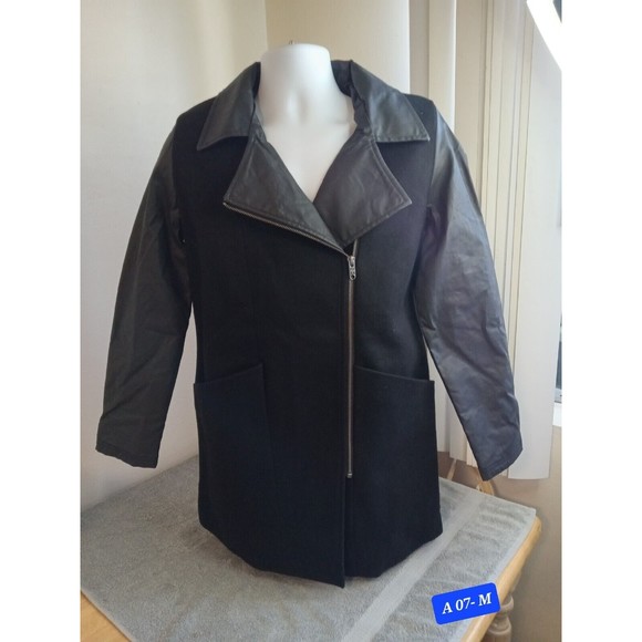 Womens Adidas Neo Wool Long Jacket size M $129.95❌️$60✅️ - Picture 1 of 7